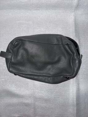 Massei Made in Italy Genuine Leather Toiletry Wash Bag